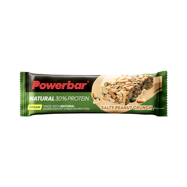 Baton proteic vegan PowerBar Natural Protein 40g - arahide sărate crunch
