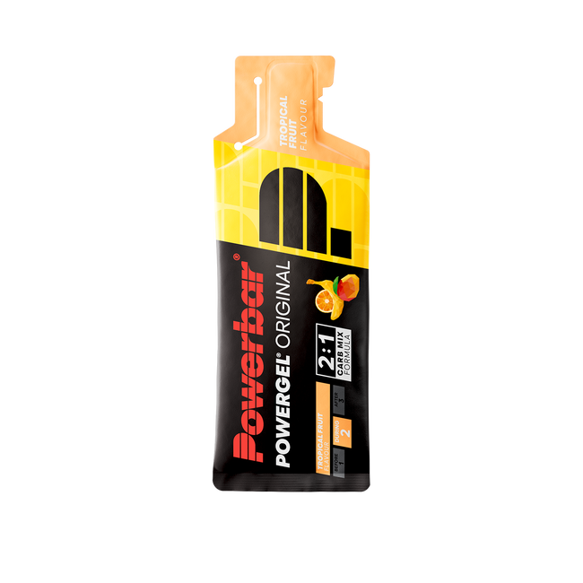 Gel energizant PowerBar PowerGel Original 41g - fructe tropicale