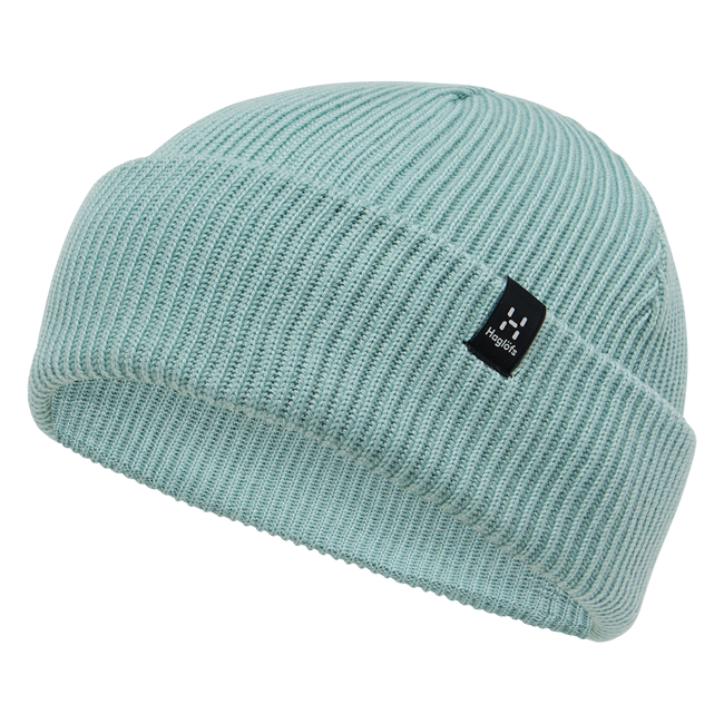 Haglöfs Vassi Beanie – Căciulă outdoor pentru iarnă din lână - verde Dew Green