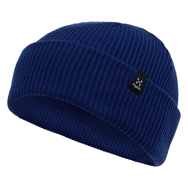 Haglöfs Vassi Beanie – Căciulă outdoor pentru iarnă din lână - albastru Evening Blue