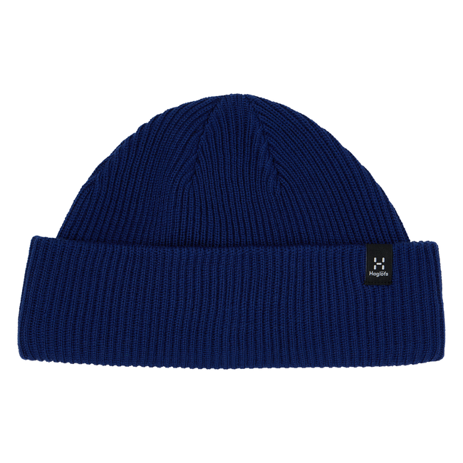 Haglöfs Vassi Beanie – Căciulă outdoor pentru iarnă din lână - albastru Evening Blue