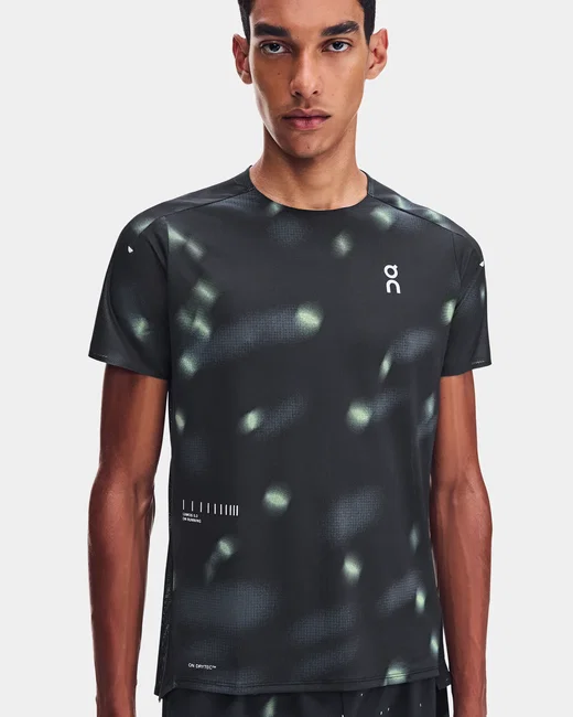 Tricou alergare On Performance-T Lumos - negru | reflectorizant