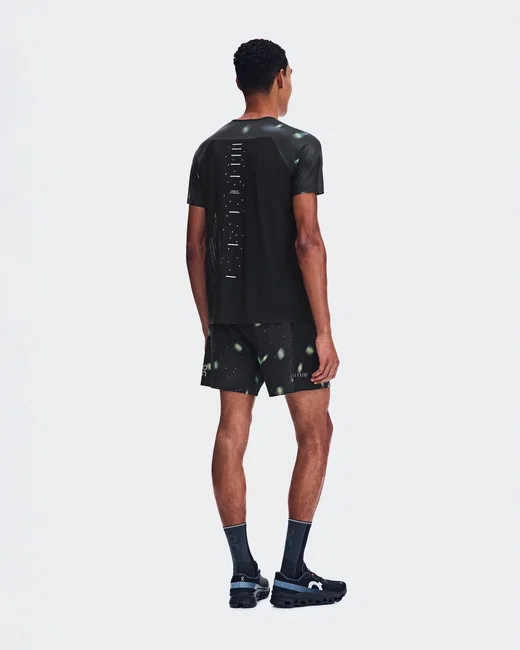 Tricou alergare On Performance-T Lumos - negru | reflectorizant