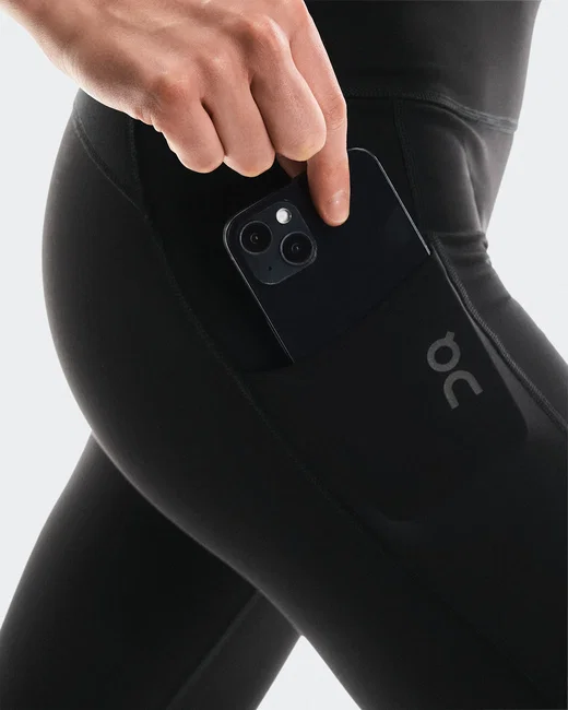 Colanți alergare On Performance Tights Winter W - negru | căptușeală termică