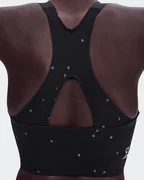 Crop top alergare On Performance Crop Lumos W - negru | Eclipse