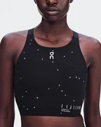 Crop top alergare On Performance Crop Lumos W - negru | Eclipse