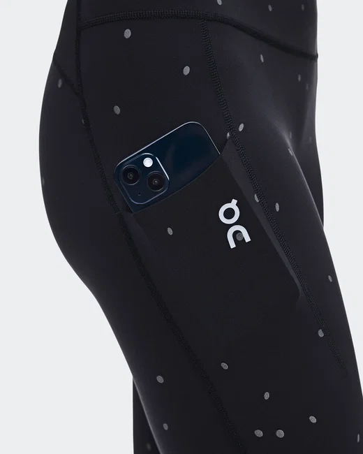 Colanți alergare On Performance Tights Lumos W - negru | Eclipse