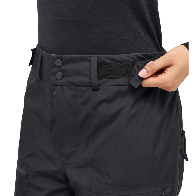 Haglöfs Latnja GTX Insulated Pant W – Pantaloni de schi izolați GORE-TEX - Negru True Black