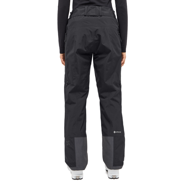 Haglöfs Latnja GTX Insulated Pant W – Pantaloni de schi izolați GORE-TEX - Negru True Black