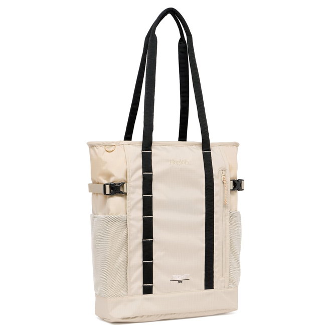 Haglöfs Tight Tote 25 – Geantă tote transformabilă 25 L - Bej Chalk Beige/True Black