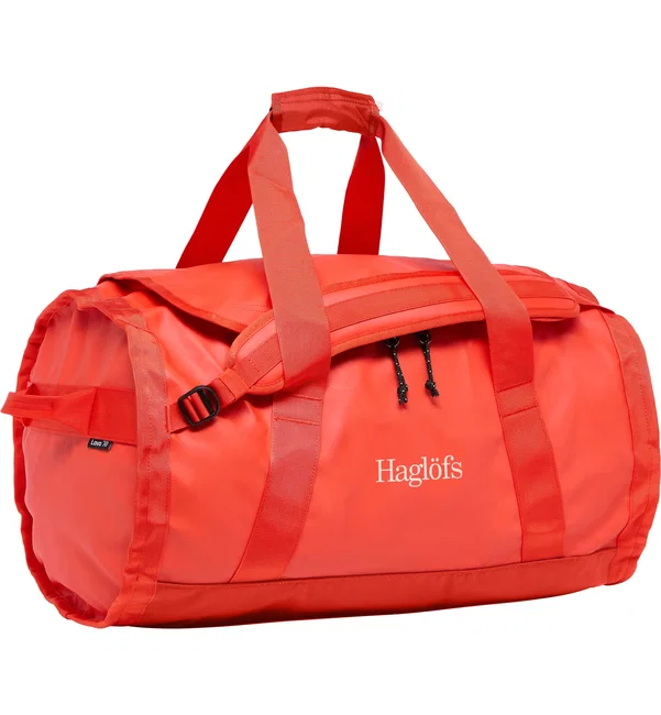 Haglöfs Lava 70 – Geantă de voiaj duffel 70 l - Roșu Habanero
