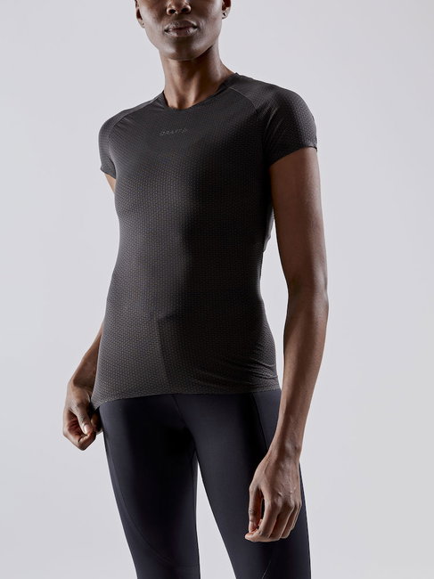 Tricou femei Craft Pro Dry Nanoweight SS - negru (999000)