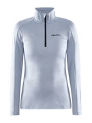 Craft Core Gain Midlayer W – Bluză strat intermediar cu fermoar scurt - gri