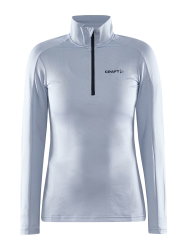 Craft Core Gain Midlayer W – Bluză strat intermediar cu fermoar scurt - gri