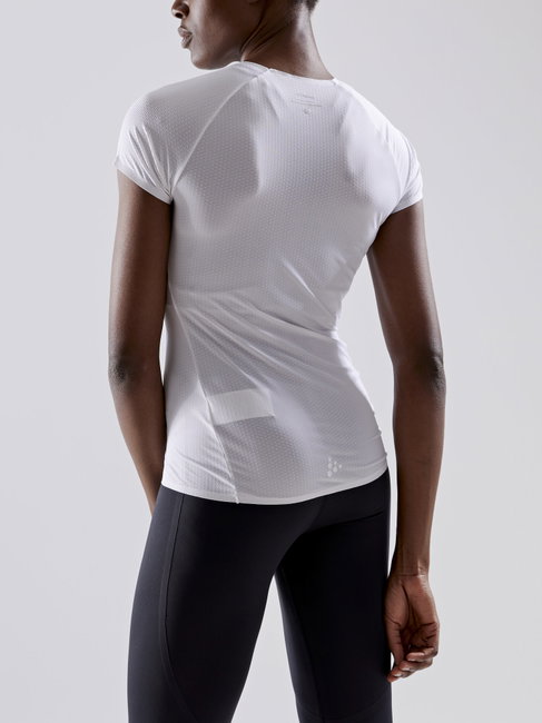 Tricou femei Craft Pro Dry Nanoweight SS - alb (900000)
