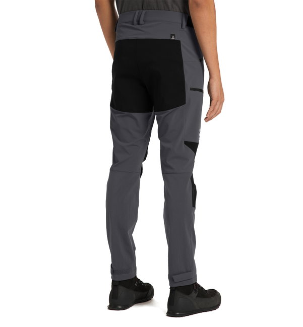 Haglofs - Pantaloni drumetie barbati Mid Slim Pant - gri/negru Magnetite/True Black