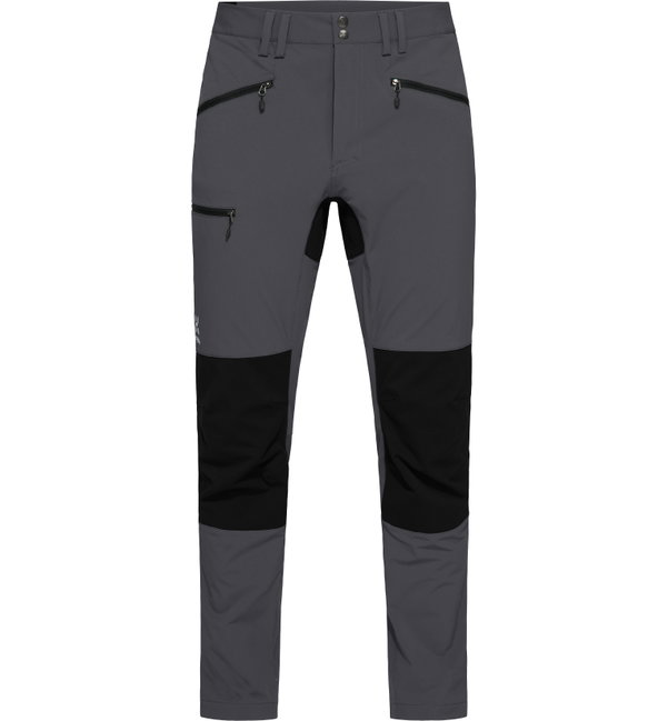 Haglofs - Pantaloni drumetie barbati Mid Slim Pant - gri/negru Magnetite/True Black