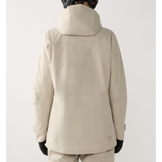 Haglöfs Latnja GTX Insulated Jacket W – Geacă de schi izolată GORE-TEX - bej Chalk Beige
