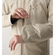 Haglöfs Latnja GTX Insulated Jacket W – Geacă de schi izolată GORE-TEX - bej Chalk Beige