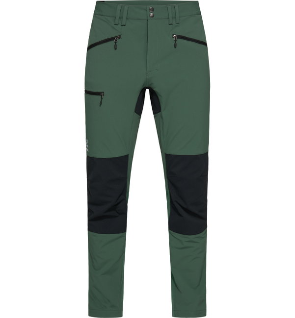 Haglofs - Pantaloni drumetie barbati Mid Slim Pant - verde/negru Fjell green/True black