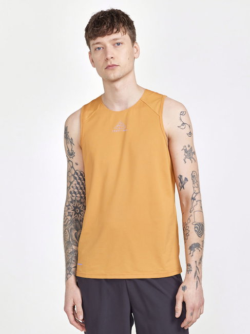 Craft PRO Trail Singlet – Maiou de alergare trail ușor - portocaliu