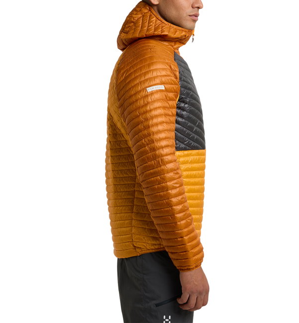 Haglofs - Jacheta iarna barbati L.I.M Mimic Hood - Galben Sunny Yellow/Magnetite