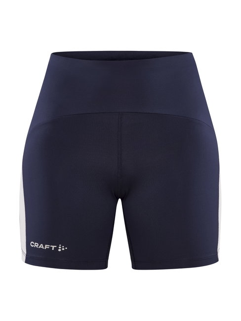 Craft PRO Hypervent Short Tights W – Colanți scurți de alergare aerisiți - albastru închis cu alb