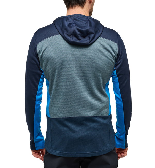 Haglöfs ROC Flash Mid Hood – Hanorac tehnic de cățărare - Albastru Tarn Blue/Steel Blue