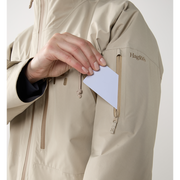 Haglöfs Latnja GTX Insulated Jacket W – Geacă de schi izolată GORE-TEX - bej Chalk Beige