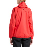 Haglöfs L.I.M Proof Jacket W – Geacă impermeabilă ultraușoară - Roșu Poppy Red