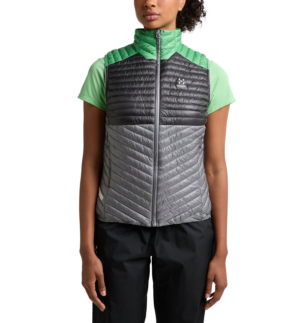 Haglöfs L.I.M Mimic Vest W – Vestă izolată ultraușoară Mimic - Gri/verde