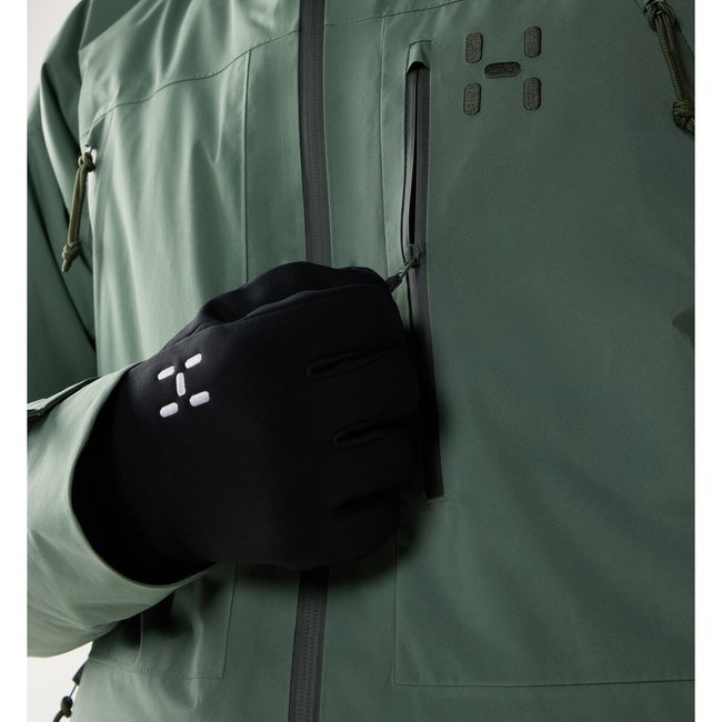 Haglöfs Latnja GTX Insulated Jacket – Geacă de schi izolată GORE-TEX - Verde Chlorophyll Green