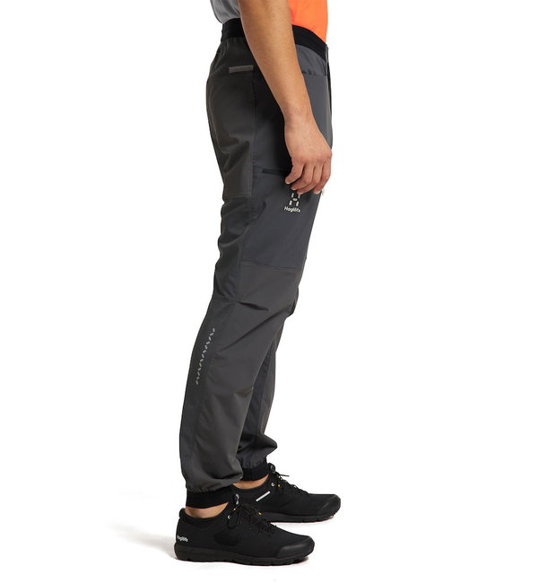 Haglöfs L.I.M Rugged Pant – Pantaloni outdoor ușori - Gri închis Magnetite