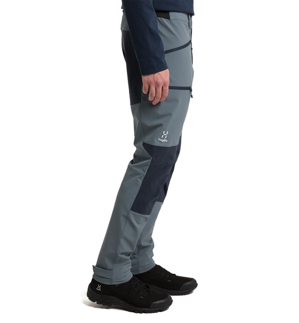 Haglofs - Pantaloni drumetie barbati Mid Slim Pant - albastru/albastru închis Steel Blue/Tarn Blue