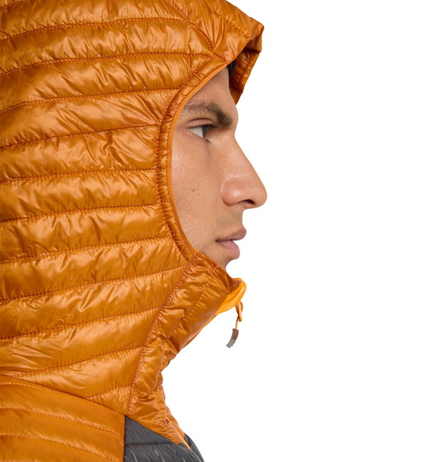 Haglofs - Jacheta iarna barbati L.I.M Mimic Hood - Galben Sunny Yellow/Magnetite