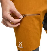 Haglofs - Pantaloni drumetie barbati Mid Slim Pant - galben/gri închis