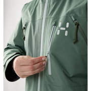 Haglöfs Latnja GTX Insulated Jacket W – Geacă de schi izolată GORE-TEX - verde Chlorophyll Green