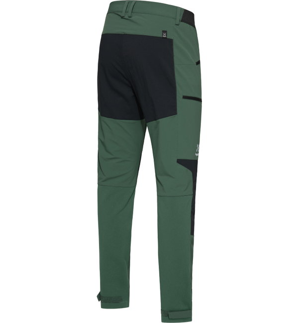Haglofs - Pantaloni drumetie barbati Mid Slim Pant - verde/negru Fjell green/True black