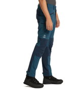 Haglofs - Pantaloni drumetie barbati Mid Slim Pant - albastru Dark Ocean/Tarn Blue