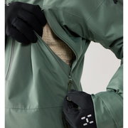 Haglöfs Latnja GTX Insulated Jacket – Geacă de schi izolată GORE-TEX - Verde Chlorophyll Green