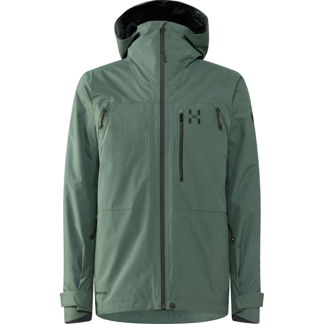 Haglöfs Latnja GTX Insulated Jacket – Geacă de schi izolată GORE-TEX - Verde Chlorophyll Green