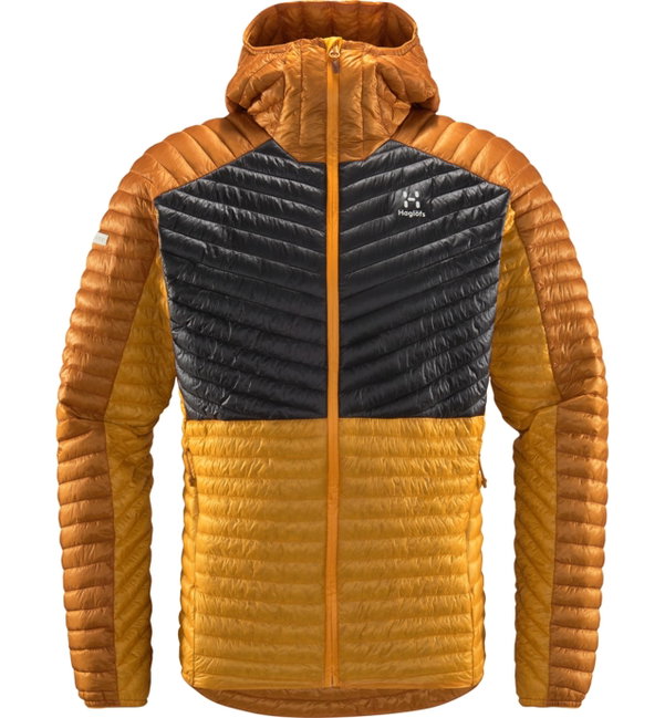 Haglofs - Jacheta iarna barbati L.I.M Mimic Hood - Galben Sunny Yellow/Magnetite