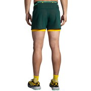 Pantaloni scurți alergare Brooks High Point 5" 2-in-1 Short 2.0 bărbați - verde