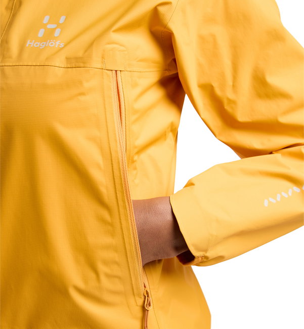 Haglöfs L.I.M GTX Jacket W – Geacă GORE-TEX Paclite ultraușoară - Galben Sunny Yellow
