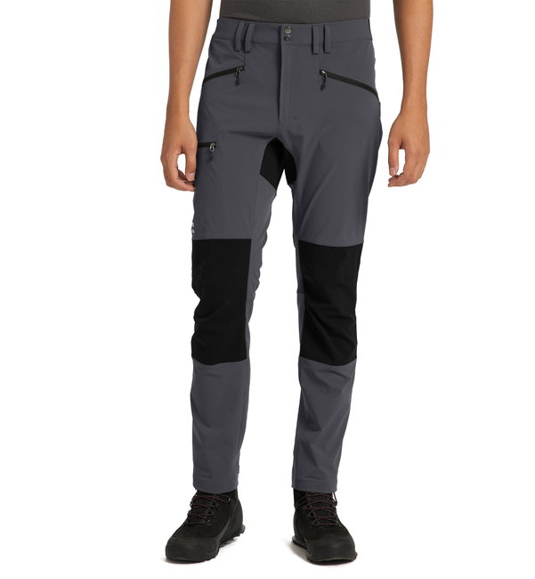 Haglofs - Pantaloni drumetie barbati Mid Slim Pant - gri/negru Magnetite/True Black