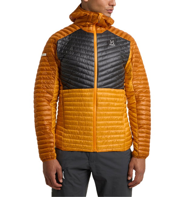 Haglofs - Jacheta iarna barbati L.I.M Mimic Hood - Galben Sunny Yellow/Magnetite