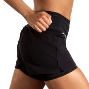 Pantaloni scurți alergare Brooks High Point 3" 2-in-1 Short 2.0 damă - negru
