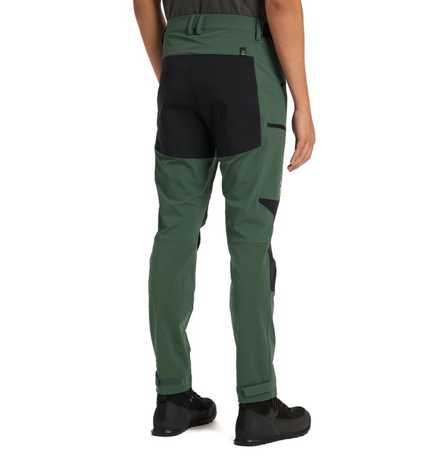 Haglofs - Pantaloni drumetie barbati Mid Slim Pant - verde/negru Fjell green/True black