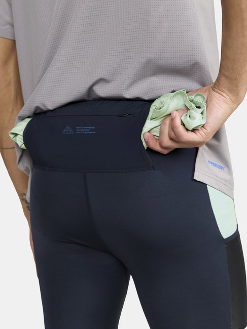 Craft PRO Trail Tights – Colanți de alergare trail - albastru