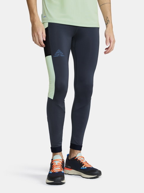 Craft PRO Trail Tights – Colanți de alergare trail - albastru